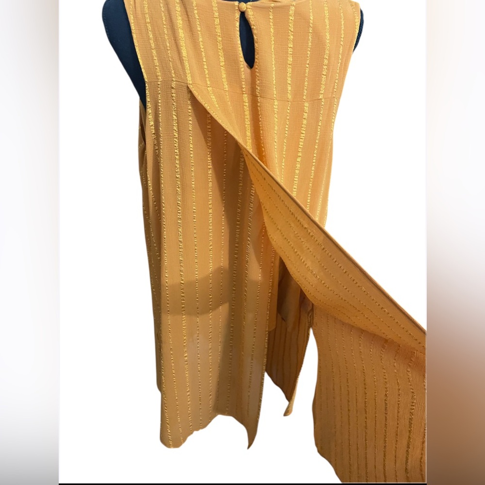 Signature Collection Women’s Blouse tank top w/ Vertical Ribbon Design Size 2X - Picture 6 of 8